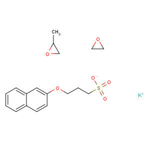 Potasio del sulfonato de Polyepoxypropyl del naftol de CAS 120478-49-1 OX-401 14-90