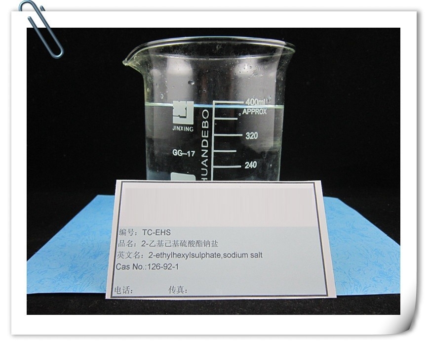 CAS 126-92-1 Sulfato de sodio etilohexilo C8H17NaO4S TC-EHS