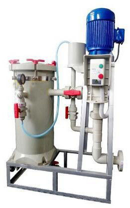 Equipo de electrochapado químico de la unidad de filtrado para el tratamiento superficial de las aguas residuales